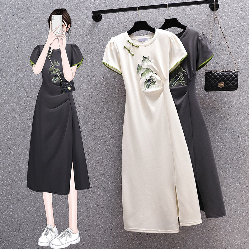 เดรสสาวอวบ มีไซส์ L-4XLอกเสื้อ 38-47 นิ้ว ใส่ได้ทั้งสาวหุ่นดีน่ารักจนถึงสาวอวบพลัสไซส์ จัดส่งฟรี! ทักแชทสั่งซื้อ