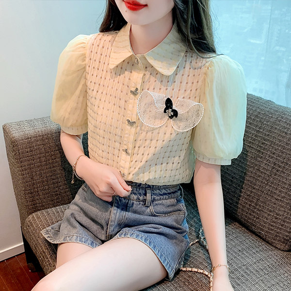เสื้อชีฟองเกาหลี เสื้อชีฟองสวยๆ