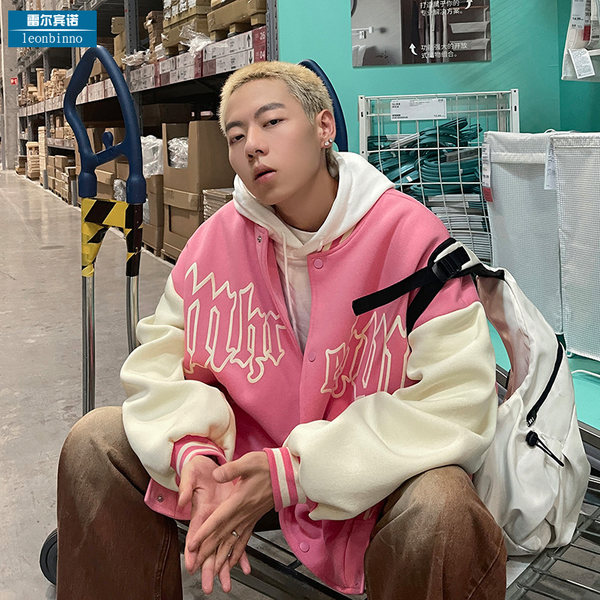 เสื้อแจ็คเก็ตเบสบอล เสื้อคลุม เสื้อแขนยาวสไตล์เกาหลี