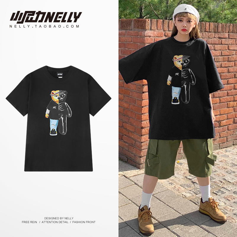เสื้อยืดคอกลม ผู้ชาย เสื้อยืดผู้ชายเกาหลี เสื้อยืดเกาหลี แบรนด์ NELLY