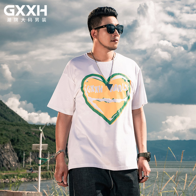 เสื้อยืดผู้ชายอ้วน S-5XL(อกเสื้อ39-51นิ้ว)