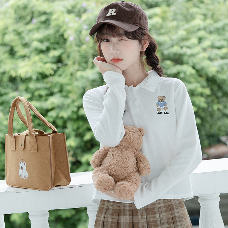 เสื้อผ้าวัยรุ่นเกาหลี เสื้อยืดวัยรุ่นผู้หญิง มีขนาด S M L XL