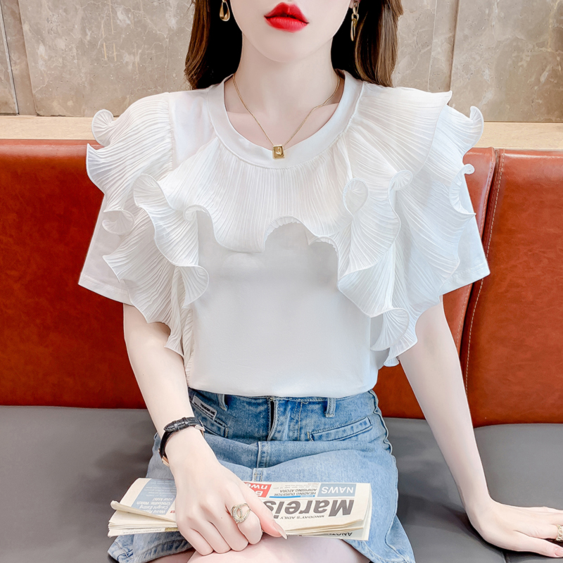 เสื้อผ้าวัยรุ่นเกาหลี เสื้อยืดวัยรุ่นผู้หญิง มีขนาด S M L XL