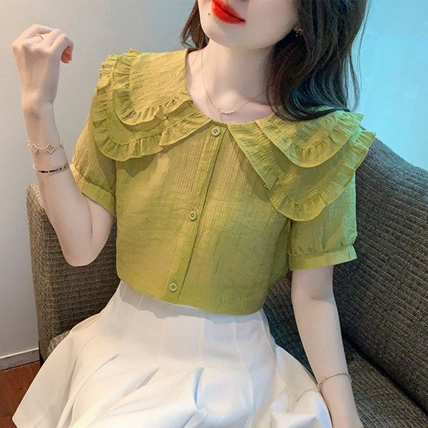 เสื้อชีฟองเกาหลี เสื้อชีฟองสวยๆ