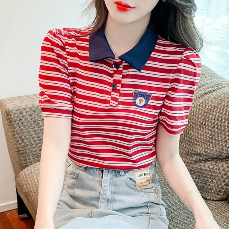 เสื้อยืดวัยรุ่นน่ารักๆ เสื้อวัยรุ่นแขนสั้น เสื้อผ้าวัยรุ่นเกาหลี แบรนด์ Wiyike