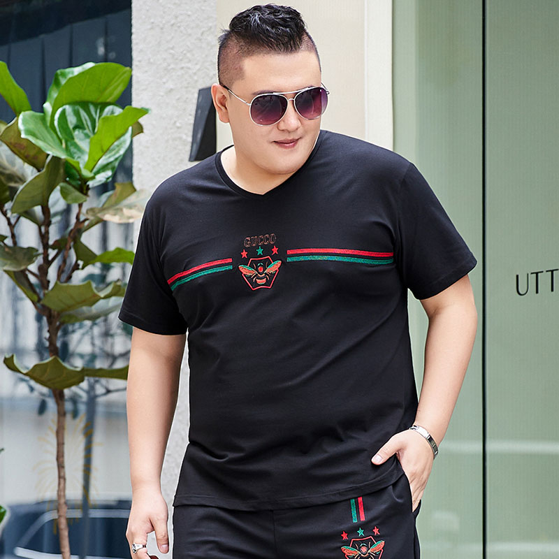 เสื้อยืดผู้ชายอ้วน S-5XL(อกเสื้อ39-51นิ้ว)