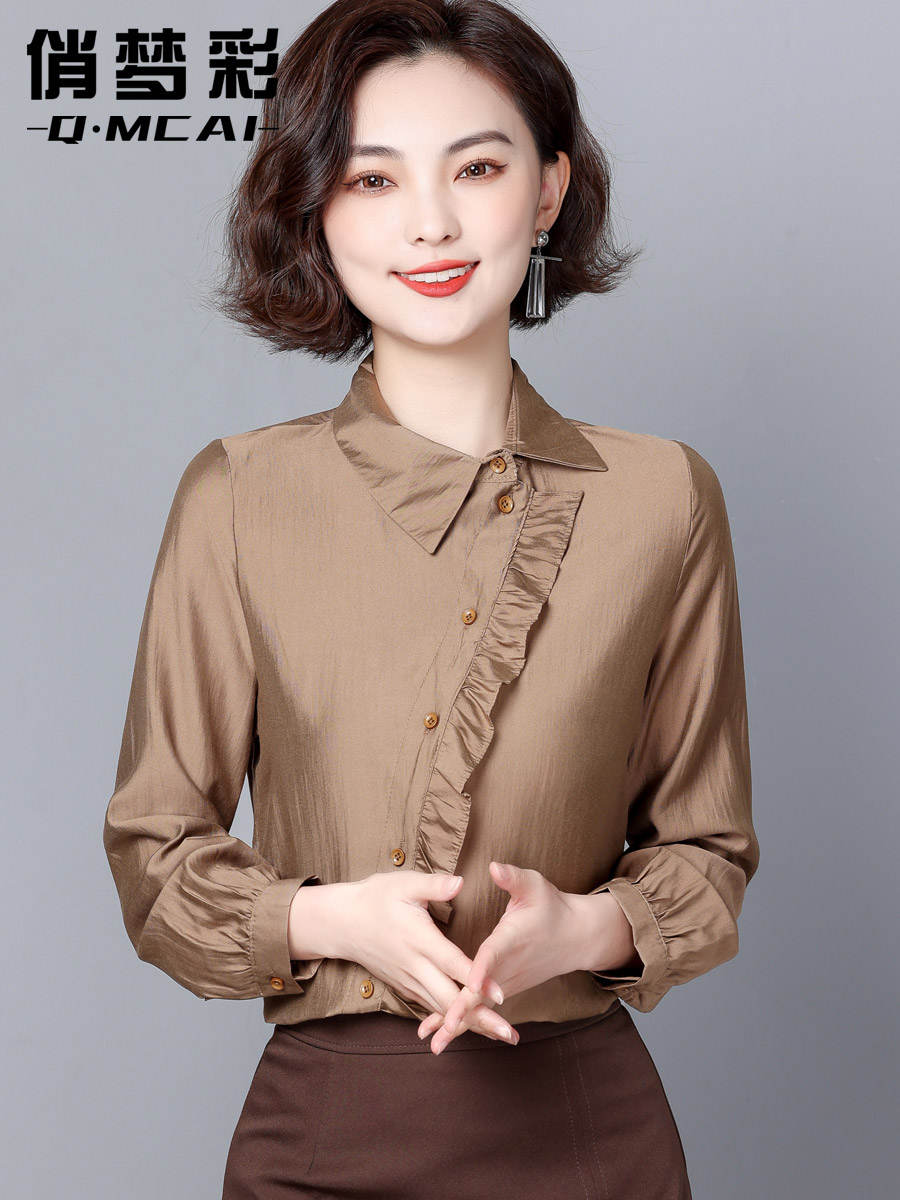 เสื้อเชิ้ต เสื้อเชิ้ตชีฟอง ลายสวยๆฟรีค่าส่ง