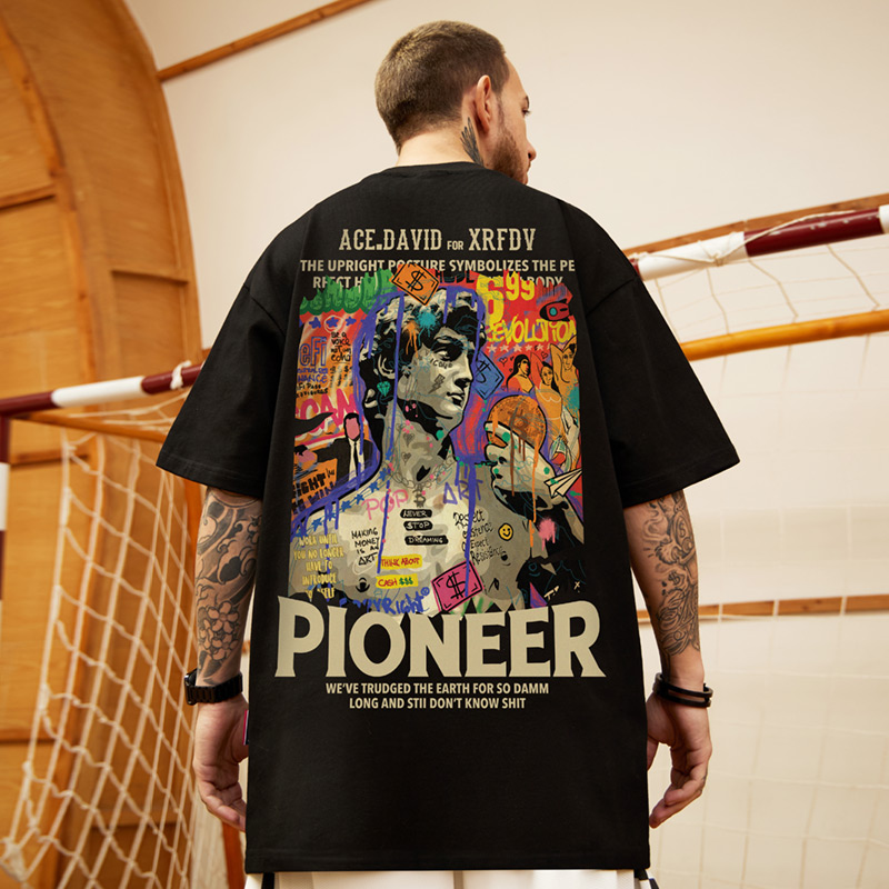 เสื้อยืดผู้ชายอ้วน S-5XL(อกเสื้อ39-51นิ้ว)