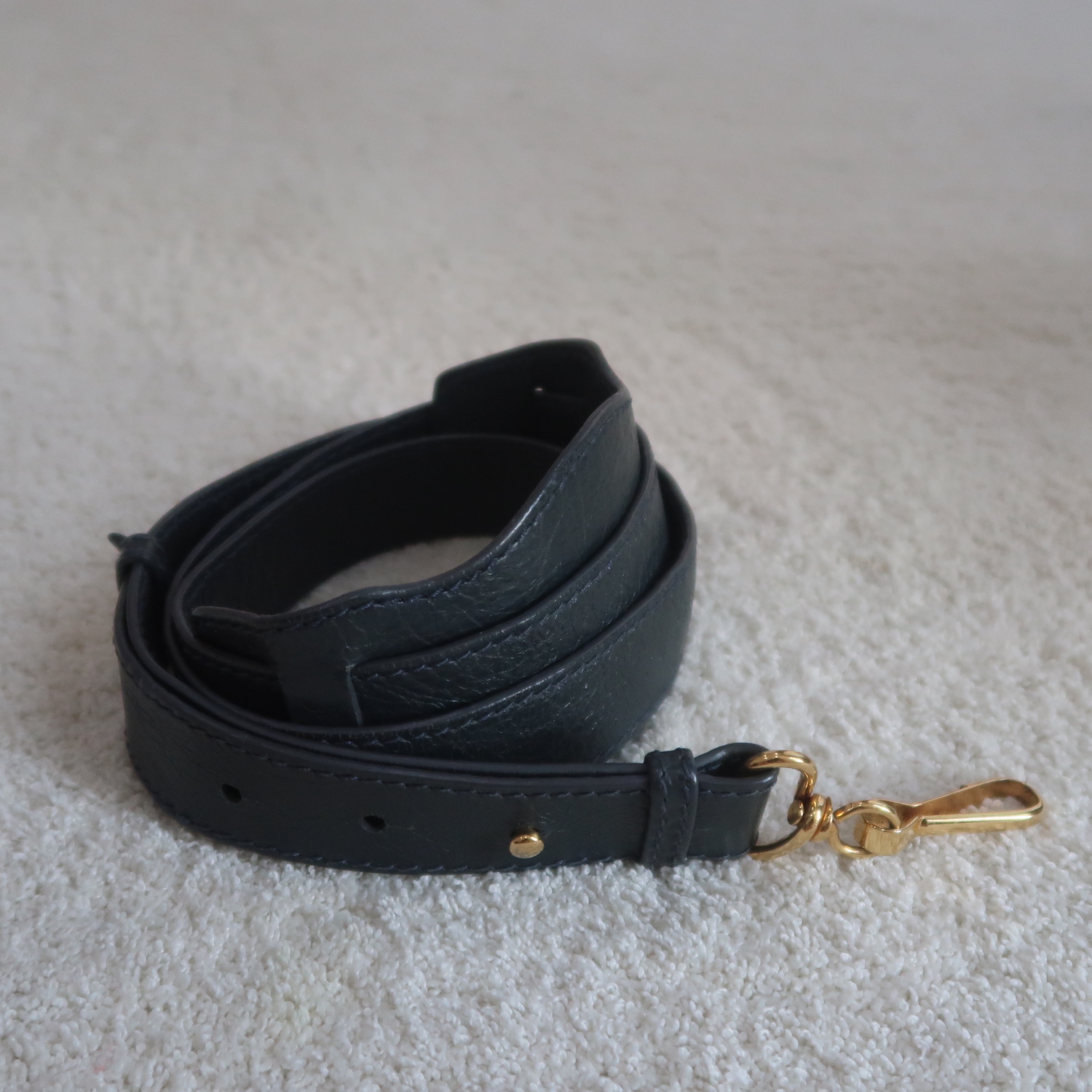 Balenciaga Grey Lambskin Mini City Giant G12 GHW