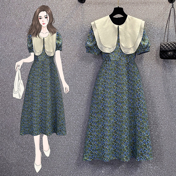 เดรสคนอ้วน เดรสสาวอวบ ชุดเดรสคนอ้วนวัยรุ่น BY PLUS SIZE Girl