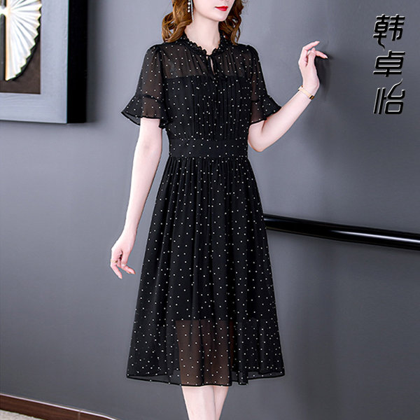 เดรสวัยผู้ใหญ่40-60ปี เดรสคุณแม่ ชุดเดรสทำงานวัยผู้ใหญ่ แบรนด์ MAMA DRESS