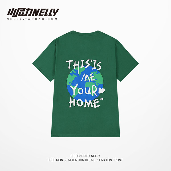 เสื้อยืดคอกลม ผู้ชาย เสื้อยืดผู้ชายเกาหลี เสื้อยืดเกาหลี แบรนด์ NELLY