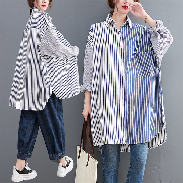 เสื้อลินินคนอ้วน เสื้อทีเชิ้ตคนอ้วนผู้หญิง เสื้อทีเชิ้ตตัวใหญ่ By Literary Plus size