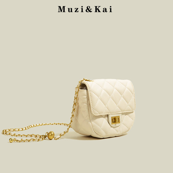 กระเป๋าสะพายข้างผู้หญิง กระเป๋าสะพายสไตล์เกาหลี By Muzi&Kai