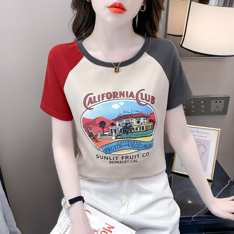 เสื้อผ้าวัยรุ่นเกาหลี เสื้อยืดวัยรุ่นผู้หญิง มีขนาด S M L XL