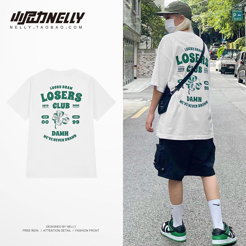 เสื้อยืดคอกลม ผู้ชาย เสื้อยืดผู้ชายเกาหลี เสื้อยืดเกาหลี แบรนด์ NELLY