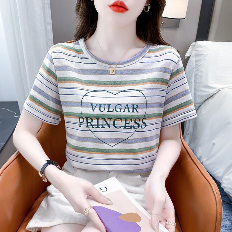เสื้อผ้าวัยรุ่นเกาหลี เสื้อยืดวัยรุ่นผู้หญิง มีขนาด S M L XL