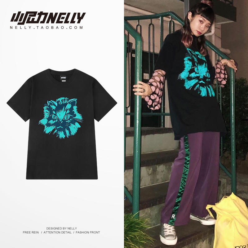 เสื้อยืดคอกลม ผู้ชาย เสื้อยืดผู้ชายเกาหลี เสื้อยืดเกาหลี แบรนด์ NELLY