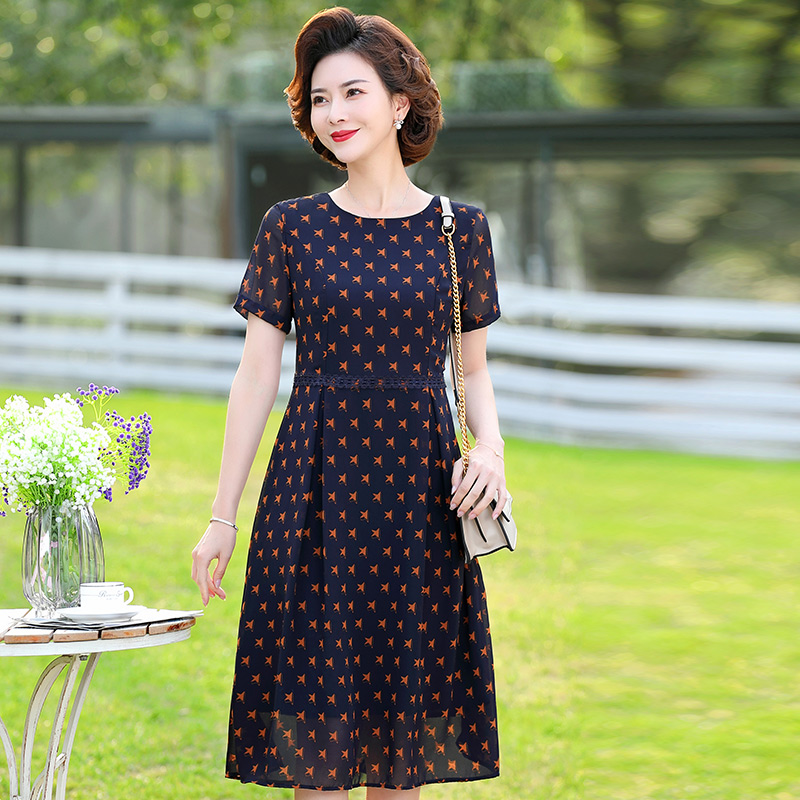 เดรสวัยผู้ใหญ่40-60ปี เดรสคุณแม่ ชุดเดรสทำงานวัยผู้ใหญ่ แบรนด์ MAMA DRESS