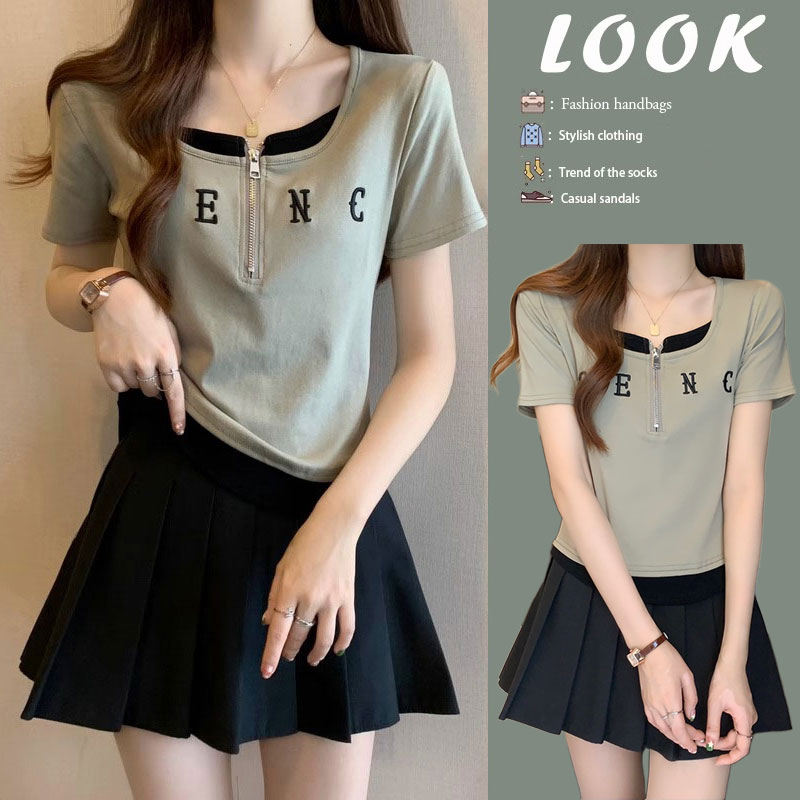 เสื้อยืดคนอ้วนแบบโอเวอร์ไซส์แบบ ulzzang fashion สนใจทักแชท