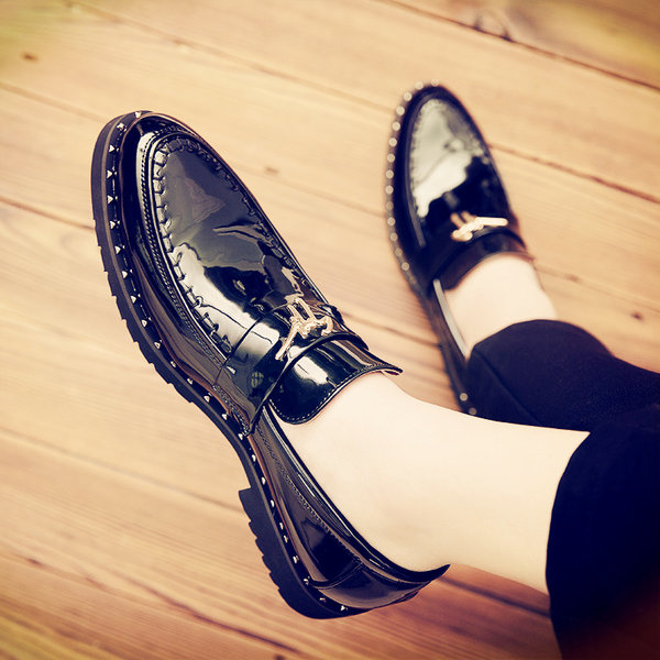 รองเท้าหนังผู้ชาย มีไซส์39-44 รองเท้าโลฟเฟอร์ชาย Slip-On Shoes