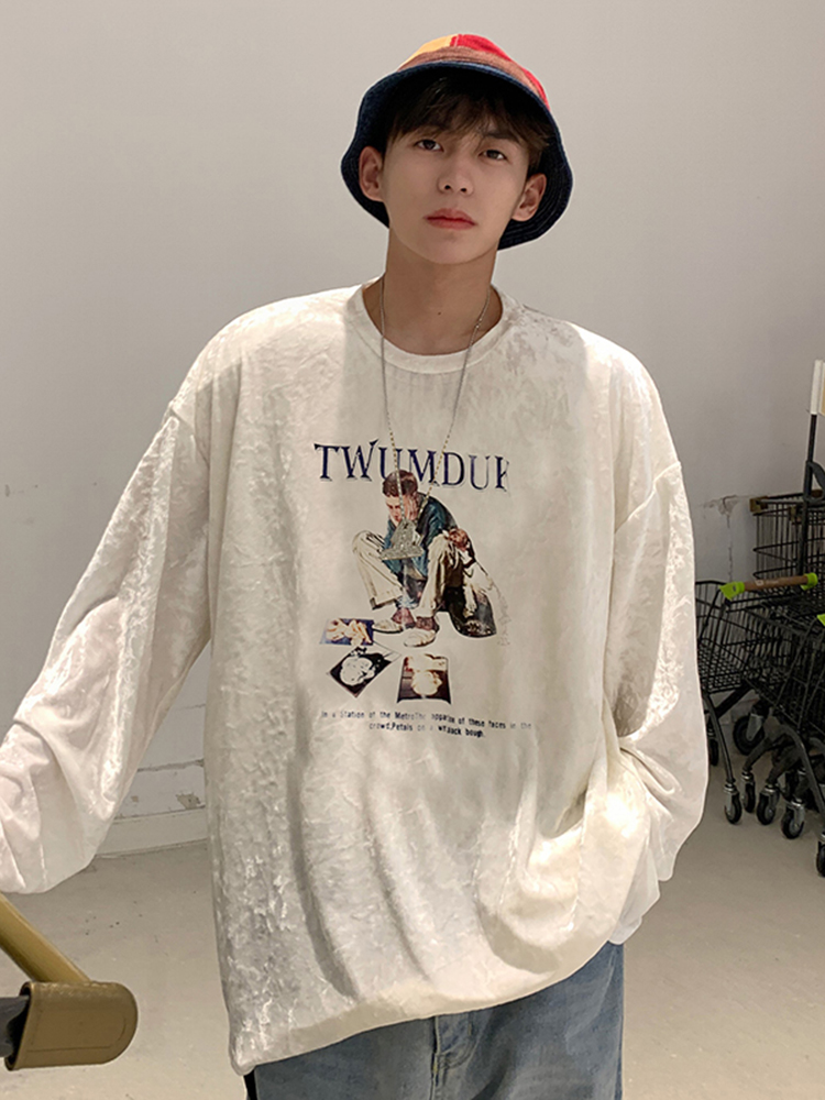 เสื้อยืดผู้ชายอ้วน S-5XL(อกเสื้อ39-51นิ้ว)