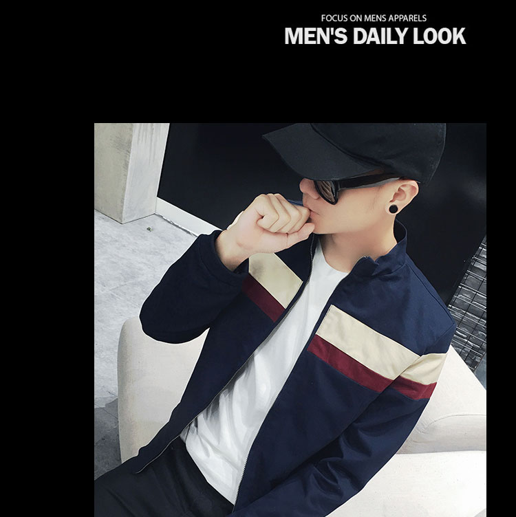 เสื้อคลุมผู้ชาย สไตล์เกาหลี ทรงสวย ตัวเสื้อบุซับใน same pic L