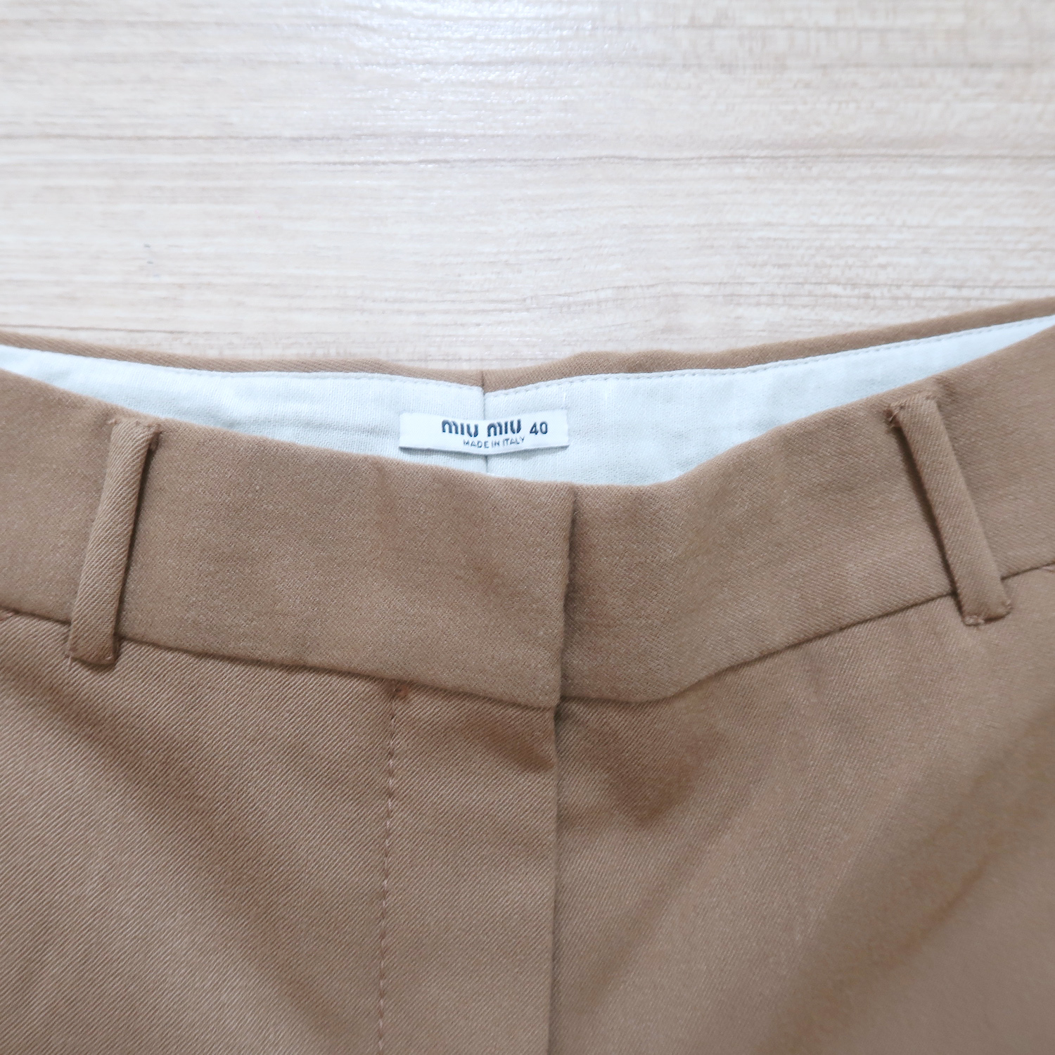 Miu Miu Lana Wool Pants Size 40