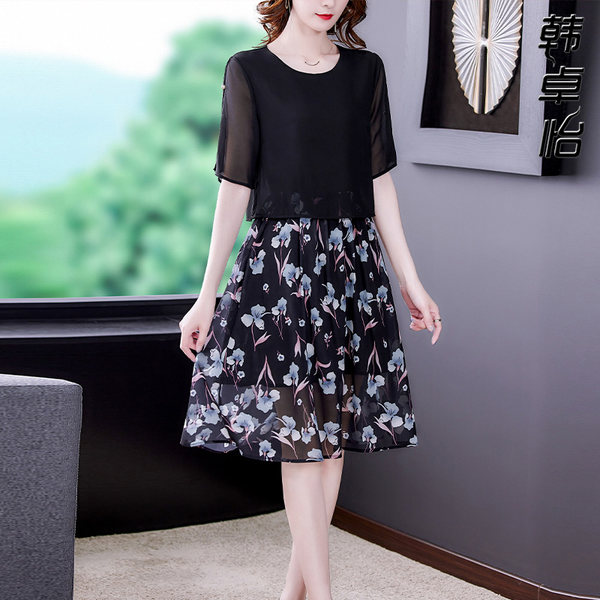 เดรสวัยผู้ใหญ่40-60ปี เดรสคุณแม่ ชุดเดรสทำงานวัยผู้ใหญ่ แบรนด์ MAMA DRESS
