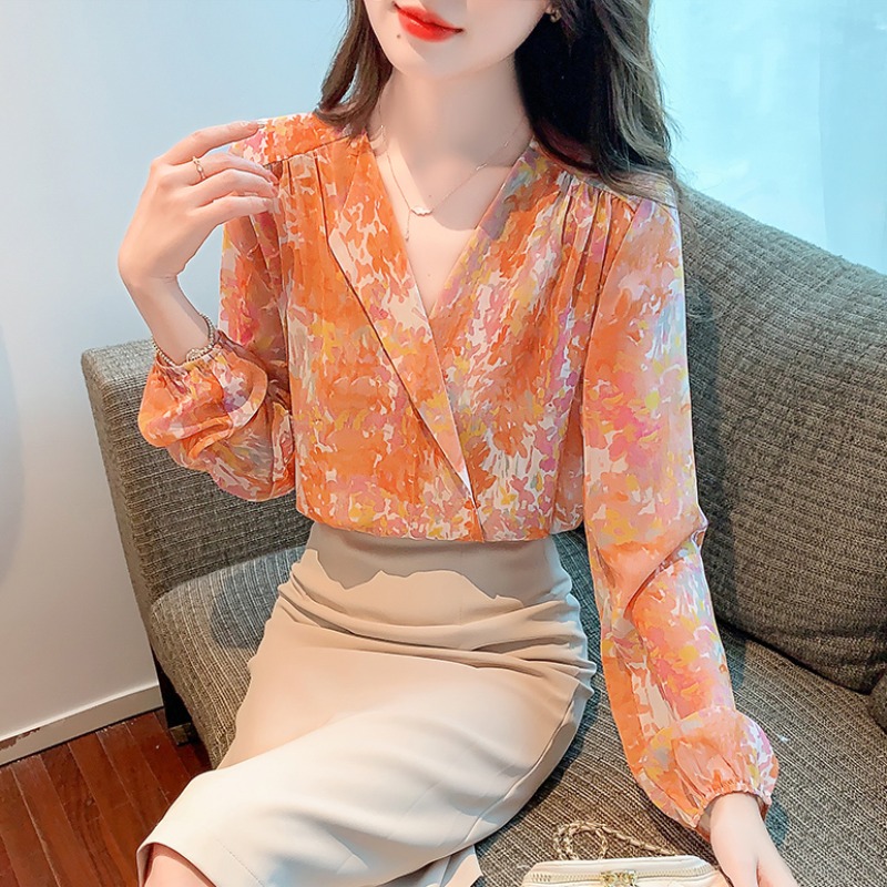 เสื้อเชิ้ตผู้หญิงแขนยาว เสื้อเชิ้ตผู้หญิงใส่ทํางาน 390 บาทต่อชิ้น ฟรีค่าจัดส่ง