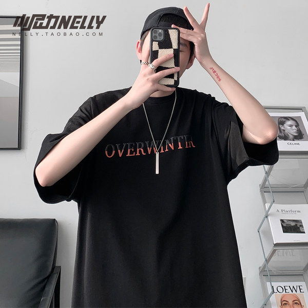 เสื้อยืดคอกลม ผู้ชาย เสื้อยืดผู้ชายเกาหลี เสื้อยืดเกาหลี แบรนด์ NELLY