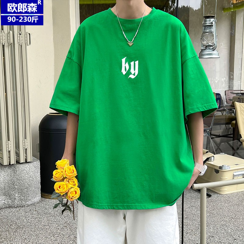 เสื้อยืดผู้ชายอ้วน S-5XL(อกเสื้อ39-51นิ้ว)