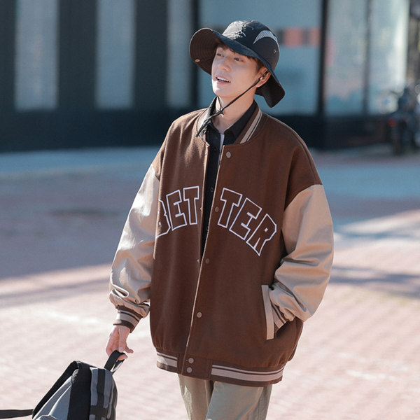 เสื้อแจ็คเก็ตเบสบอล เสื้อคลุม เสื้อแขนยาวสไตล์เกาหลี