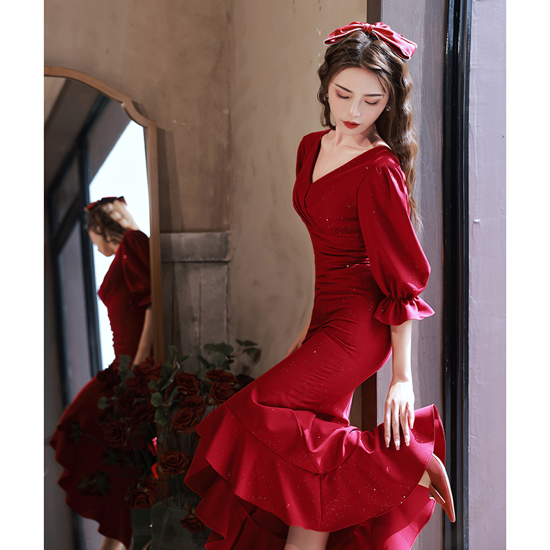 ชุดราตรี ชุดราตรีสวยหรู แบบ ทันสมัย Evening dress