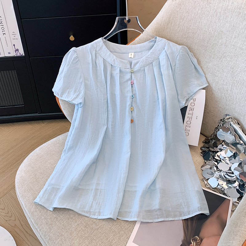 เสื้อเชิ้ตผู้หญิงใส่ทํางาน 390 บาทต่อชิ้น ฟรีค่าจัดส่ง