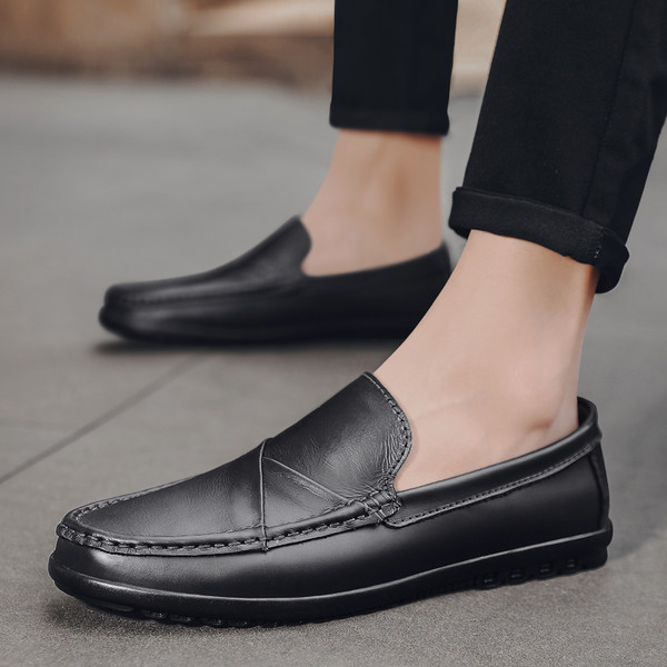 รองเท้าหนังผู้ชาย มีไซส์39-44 รองเท้าโลฟเฟอร์ชาย Slip-On Shoes