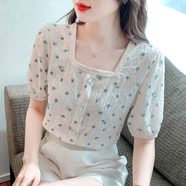 เสื้อชีฟองเกาหลี เสื้อชีฟองสวยๆ