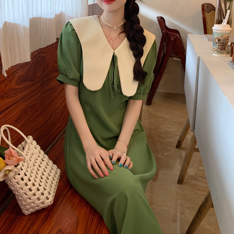 เดรสคนอ้วนวัยรุ่น ชุดเดรสคนอ้วน ชุดเดรสสาวพลัสไซส์