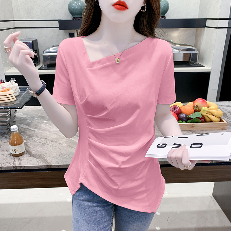 เสื้อผ้าวัยรุ่นเกาหลี เสื้อยืดวัยรุ่นผู้หญิง มีขนาด S M L XL