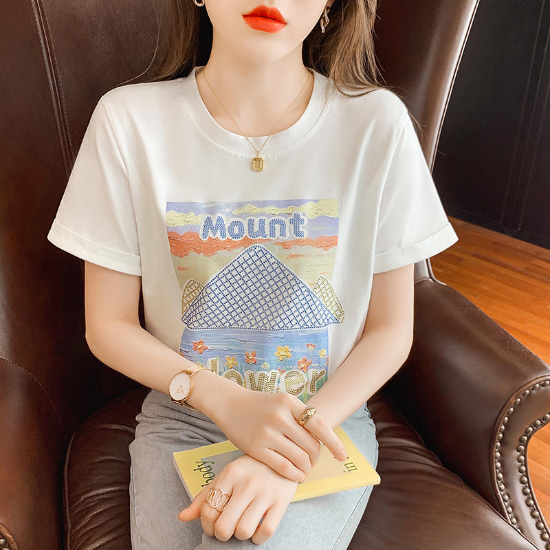 เสื้อยืดวัยรุ่นน่ารักๆ เสื้อวัยรุ่นแขนสั้น เสื้อผ้าวัยรุ่นเกาหลี แบรนด์ Wiyike