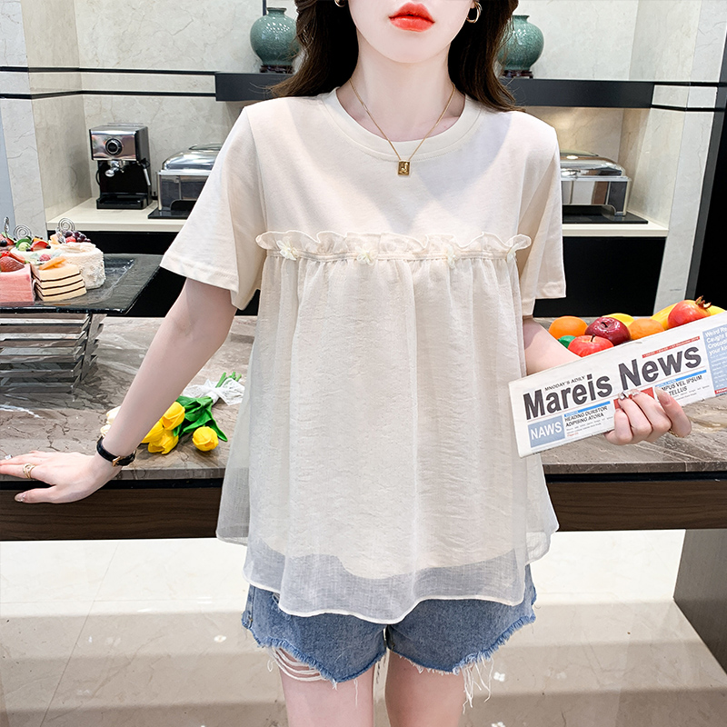 เสื้อผ้าวัยรุ่นเกาหลี เสื้อยืดวัยรุ่นผู้หญิง มีขนาด S M L XL