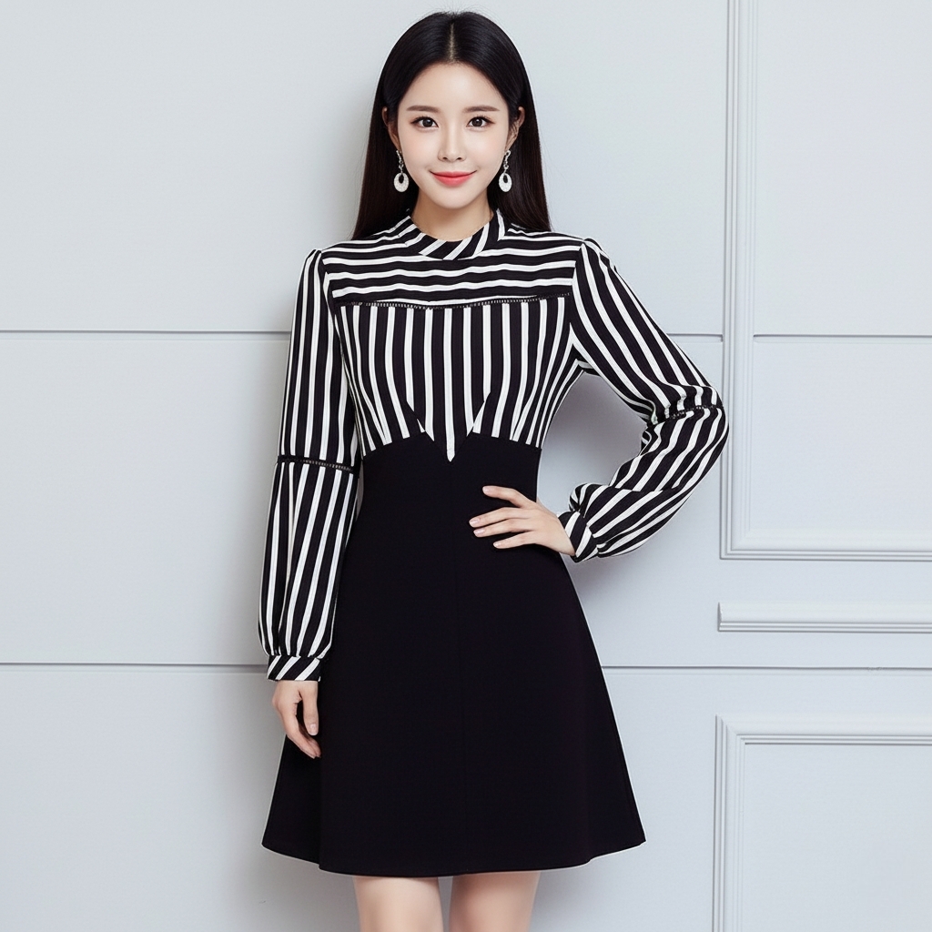 ðĪ Dress4625 āļāļļāļāđāļāļĢāļŠāđāļāļāļĒāļēāļ§āļāļĩāļāļāļāļĨāļēāļĒāļĢāļīāđāļ§āļŠāļĩāļāļēāļ§āļāļģ āļāđāļēāļāļāļāļāļāļāļŠāđāļāļāđāļāđāļāļāđ āđāļĢāļĩāļĒāļāļŦāļĢāļđāđāļŠāđāļāđāļēāļĒāļāļļāļāļ§āļąāļ