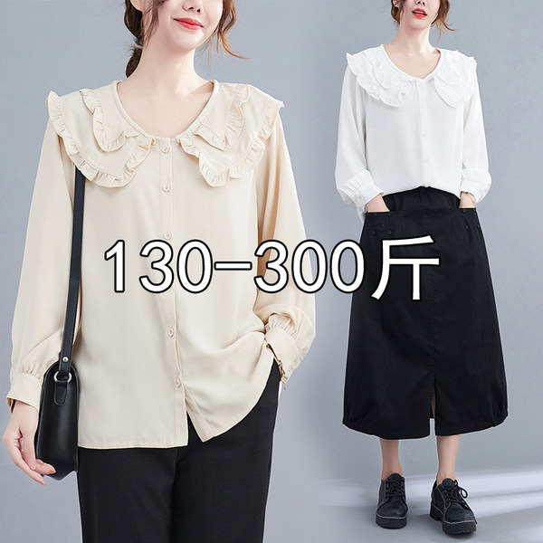 เสื้อเชิ้ตสาวอ้วนมีไซส์ใหญ่มาก มีไซต์2X-7X(อกเสื้อ43-63นิ้ว)น้ำหนักผู้สวม50-170กิโลกรัมใส่ได้