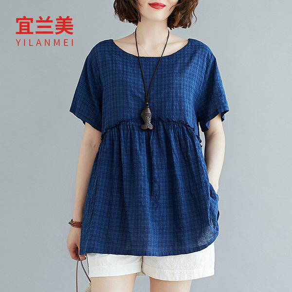 แบบเสื้อสวยๆ เสื้อผ้าฝ้ายลินิน เสื้อเชิ้ตผ้าลินิน