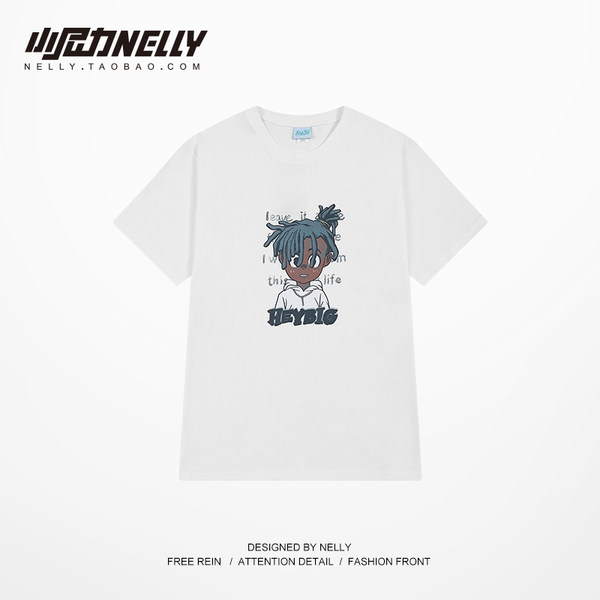 เสื้อยืดคอกลม ผู้ชาย เสื้อยืดผู้ชายเกาหลี เสื้อยืดเกาหลี แบรนด์ NELLY