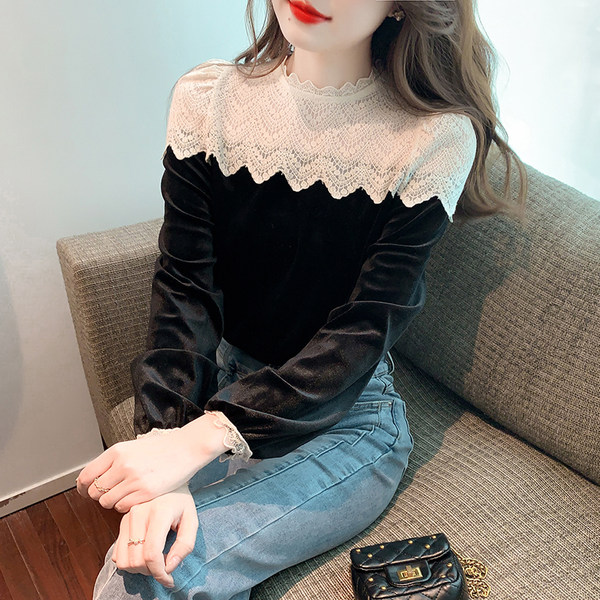 เสื้อลูกไม้ เสื้อเชิ้ตแขนยาว