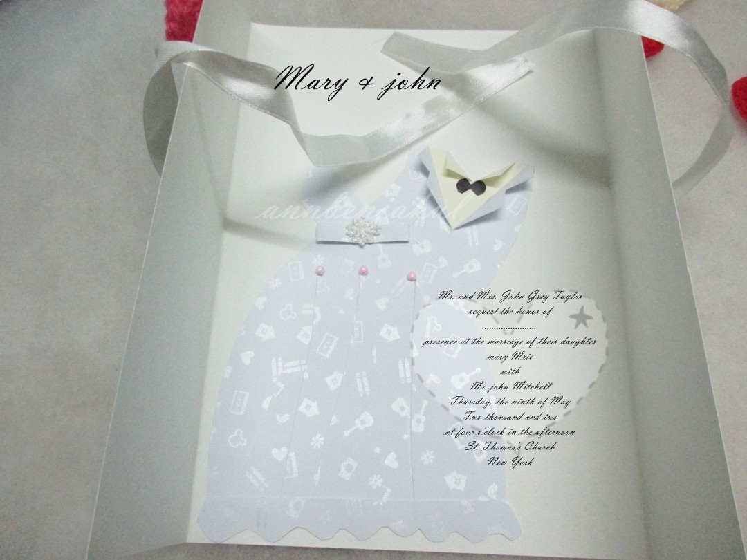 การ์ดแต่งงานโครเชต์