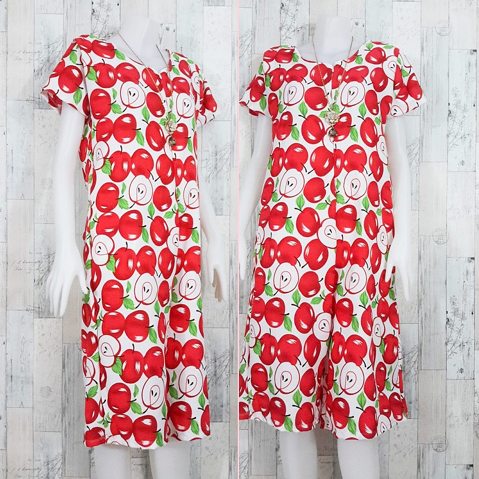 Jumpsuit562-566 จัมพ์สูทขายาวคอวี ซิปหน้า ผ้า Milin ลายแอปเปิ้ล ผ้าเนื้อดีหนาสวยอยู่ทรงไม่ยับง่าย