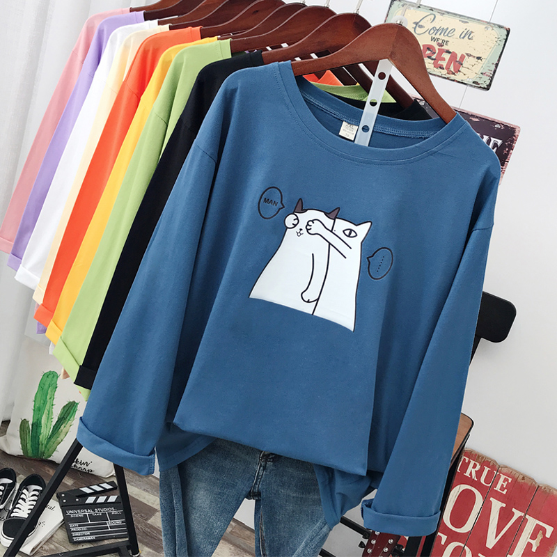 เสื้อยืดคอตตอน สกรีนลายน่ารัก มีหลากหลายสี ส่งฟรีทั่วไทย BY JIMIAO