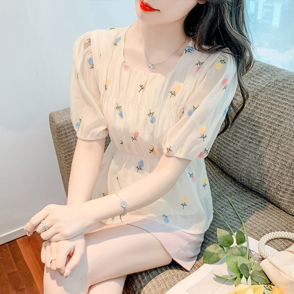 เสื้อชีฟองเกาหลี เสื้อชีฟองสวยๆ